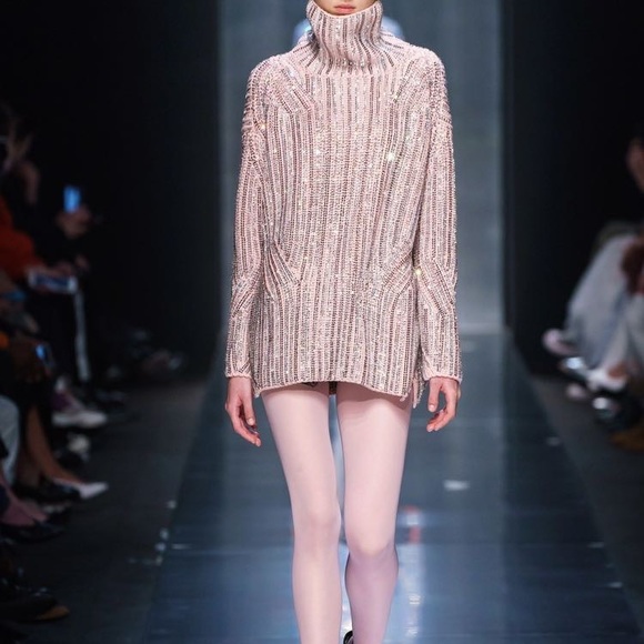 Ermanno Scervino Sweaters - Ermanno Scervino crystal-embellished sweater dress